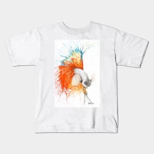 Orange Splice Gourami Fish Kids T-Shirt